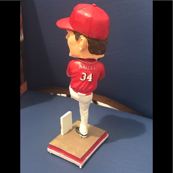 Homer Bailey Reds baseball bobblehead - Picture 5 of 16